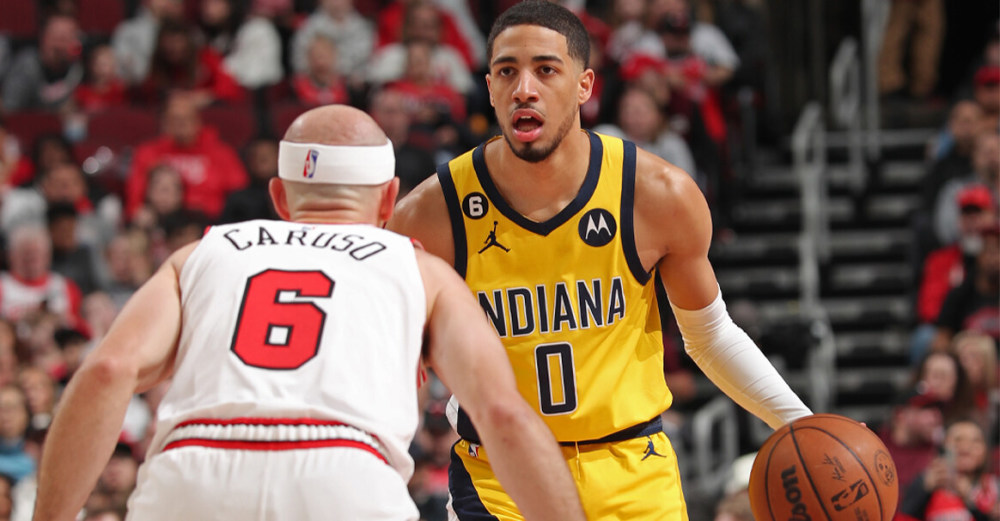  哈利伯顿准三双步行者加时力克公牛止连败